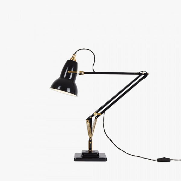 Anglepoise® 1227 Brass Desk Lamp - Jet Black