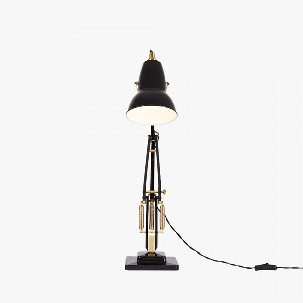 Anglepoise® 1227 Brass Desk Lamp - Jet Black