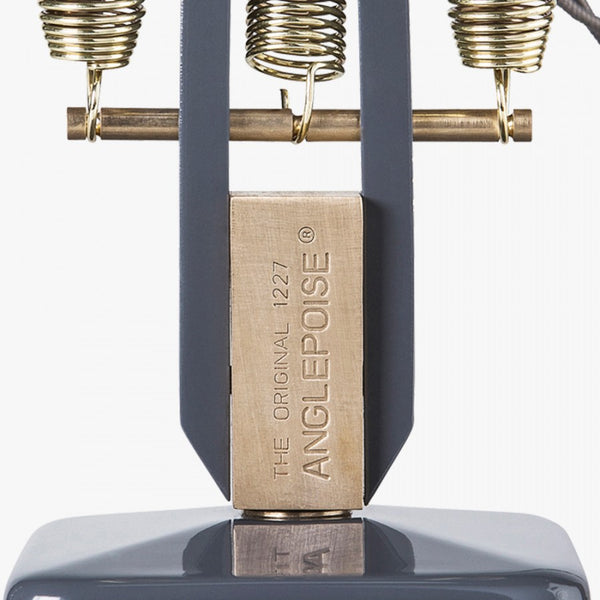 Anglepoise® 1227 Brass Desk Lamp - Elephant Grey