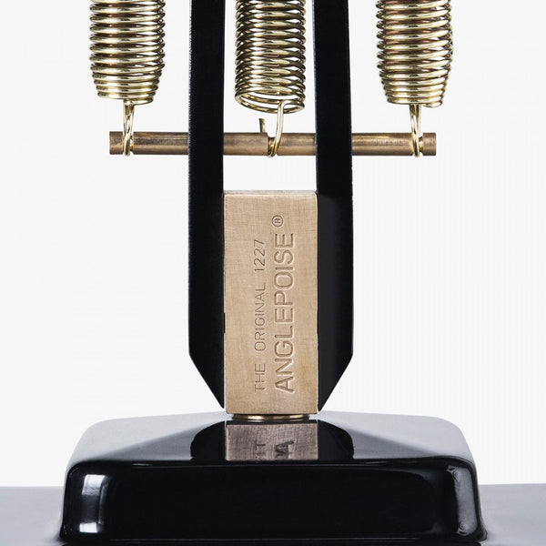 Anglepoise® 1227 Brass Desk Lamp - Jet Black