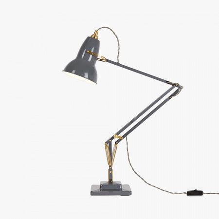 Anglepoise® 1227 Brass Desk Lamp - Jet Black